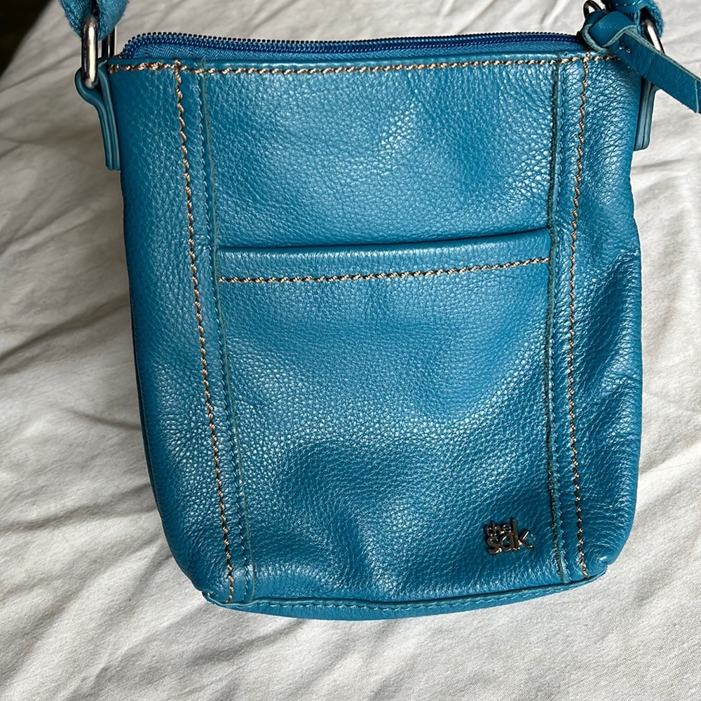 The Sak teal small crossbody